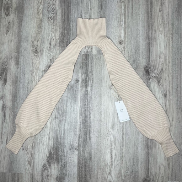 Two piece sweater turtle neck crop top - Picture 2 of 3